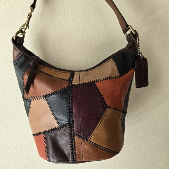 Coach Handbags - Coach Patchwork Bleecker Limited Legacy Mini Duffle Bag Purse Multicolor 41011